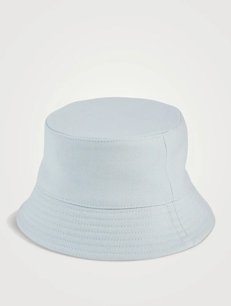 Monogram-Embellished Bucket Hat