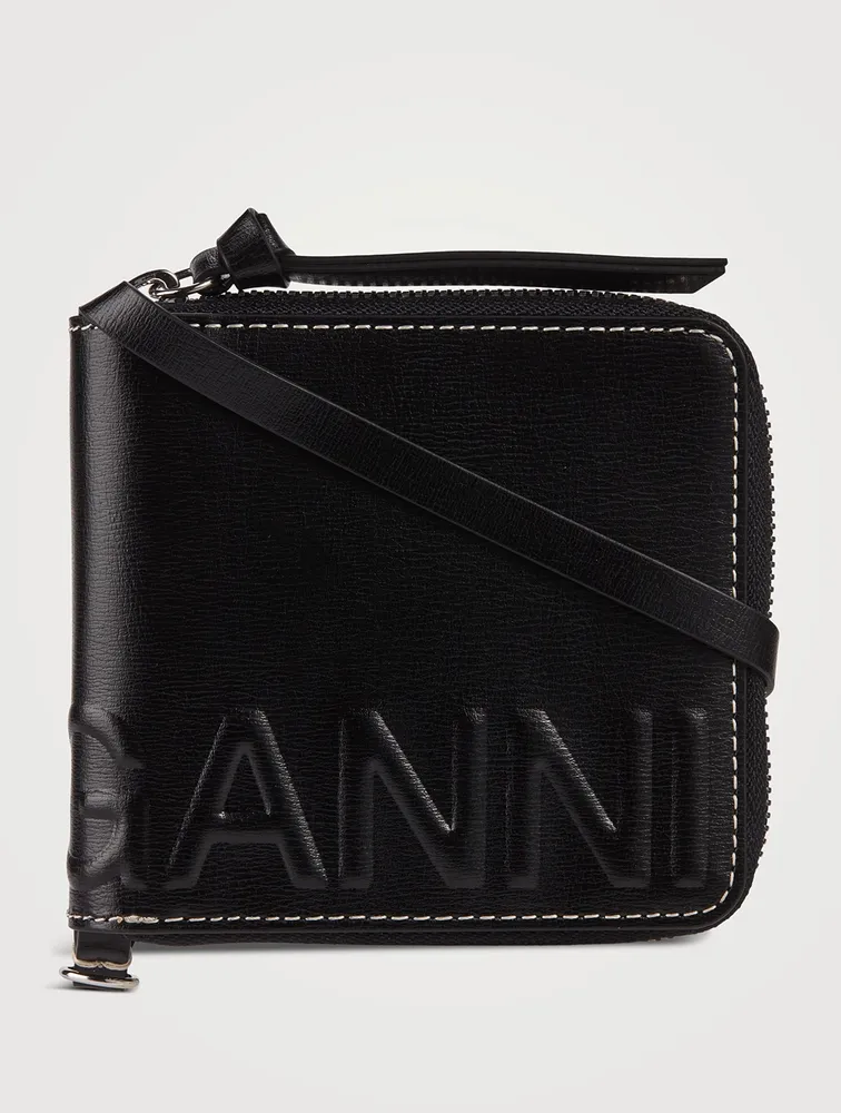 Banner Leather Necklace Wallet