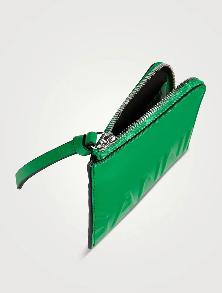 Banner Leather Card Holder