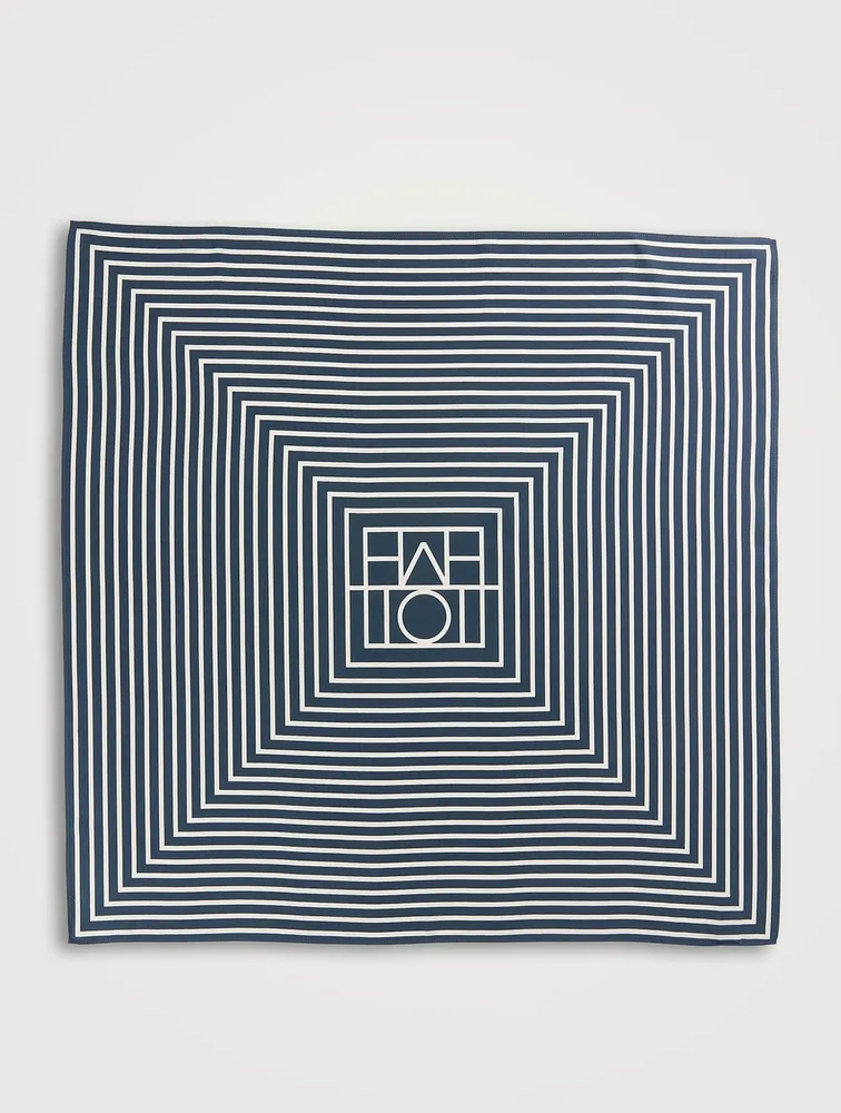 Silk Signature Monogram Scarf