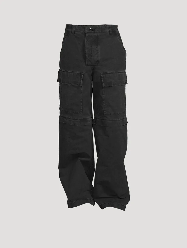 Convertible Straight-Leg Pants