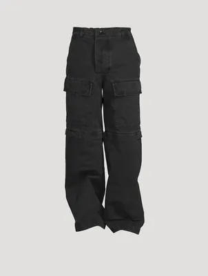 Convertible Straight-Leg Pants