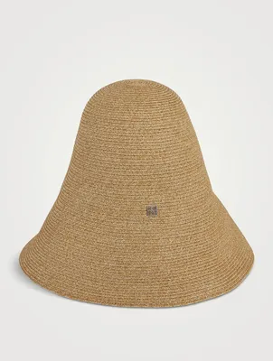 Straw Cloche Hat