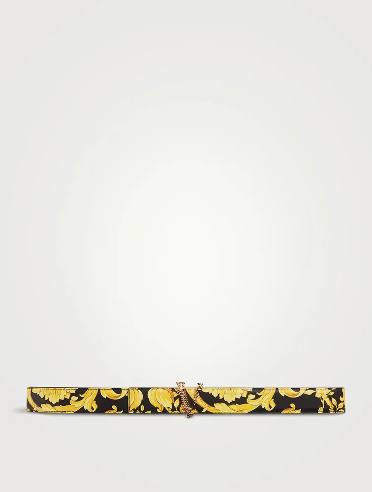 Virtus Barocco Leather Belt