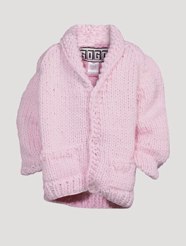 Kids Wool Ski Cardigan