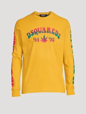Cotton Logo Long-Sleeve T-Shirt