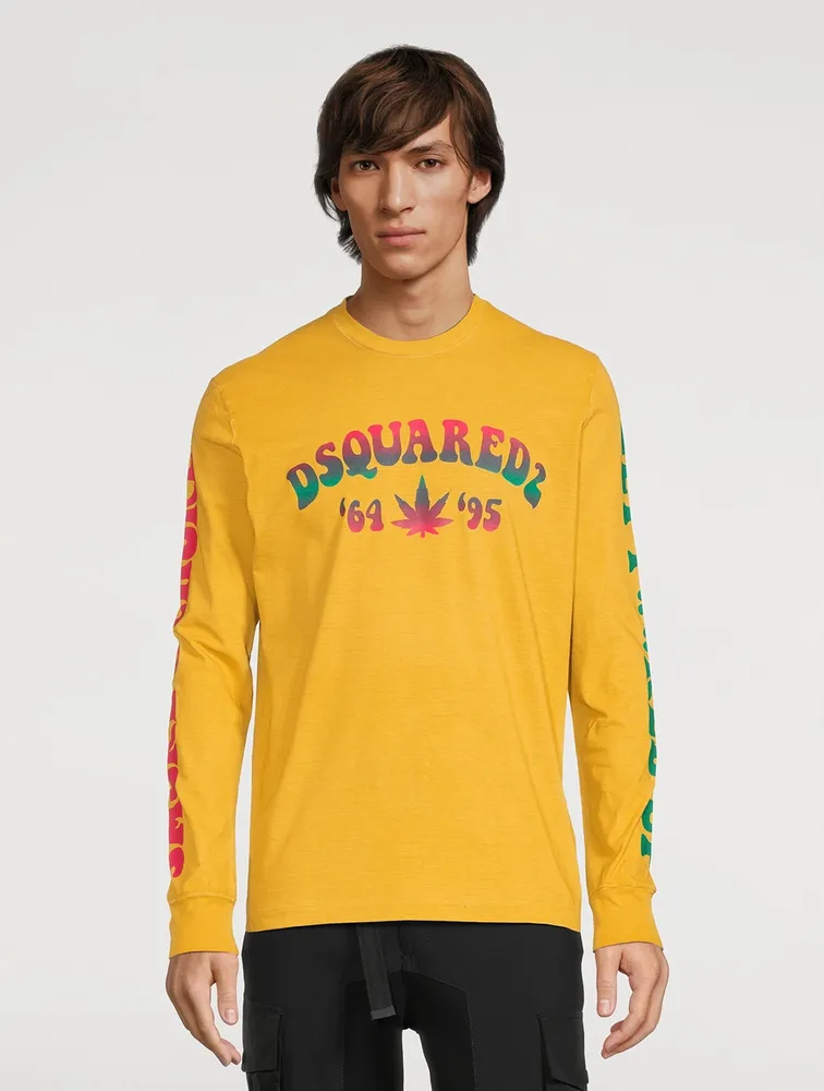 Cotton Logo Long-Sleeve T-Shirt