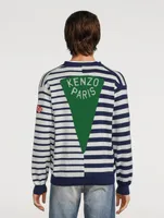 Cotton And Wool Cardigan Striped Print
