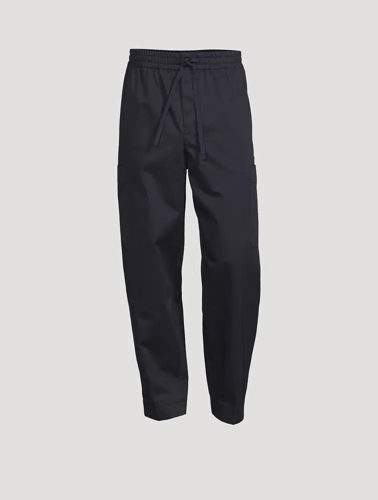 Cotton Cargo Jogger Pants