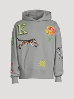 Oversized Hoodie With Pixel Logo