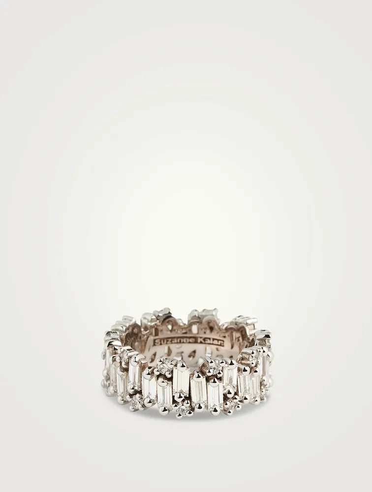 Shimmer Audrey 18K White Gold Diamond Eternity Band