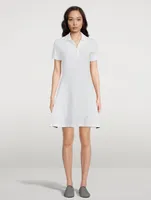 Flared Polo Mini Dress