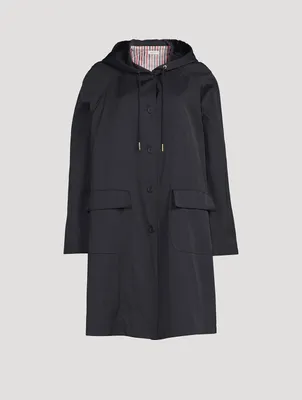 Nylon Tech Hooded Parka
