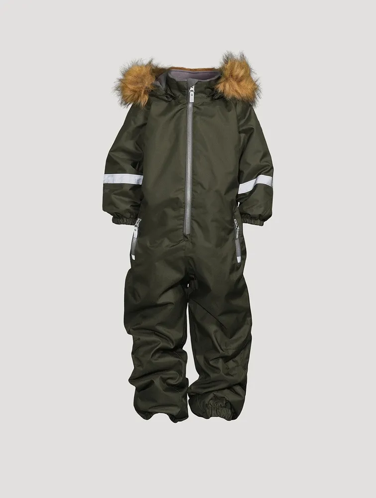 Victory Snowsuit With Faux Fur Trim
