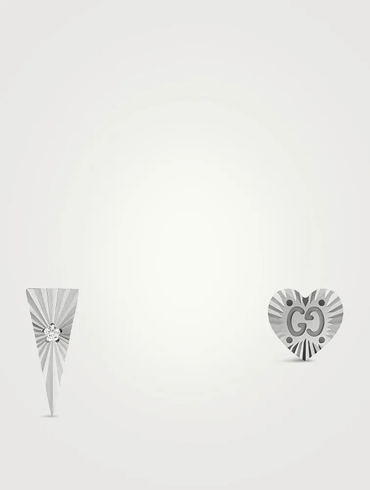 Icon 18K White Gold Earrings With Diamonds