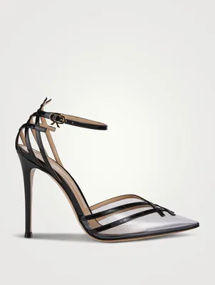 Patent Leather And PVC Pumps