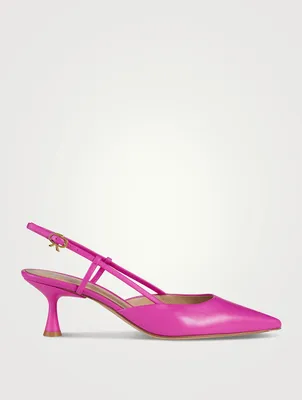 Ascent Leather Slingback Pumps