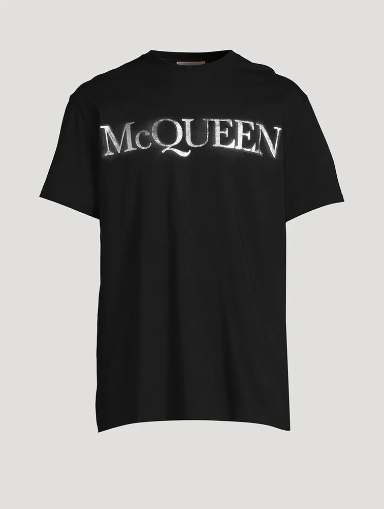 Cotton T-Shirt With Spray Logo