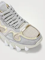B-East Suede And Mesh Sneakers