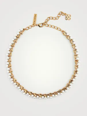 Faux Pearl Necklace