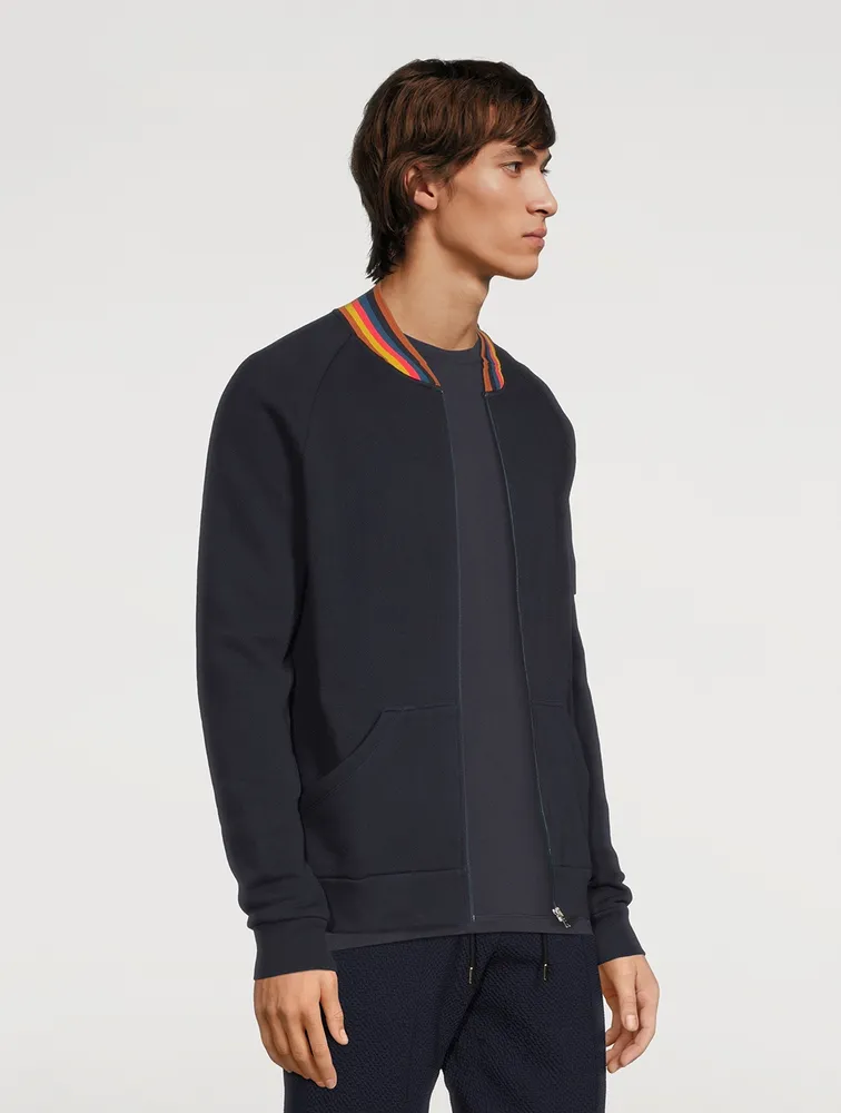Jersey Zip Lounge Top