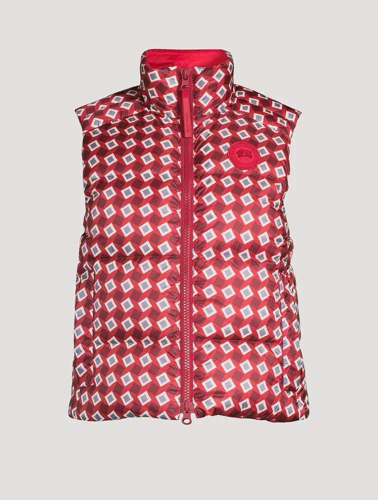 Reformation X Cypress Down Vest Edie Print
