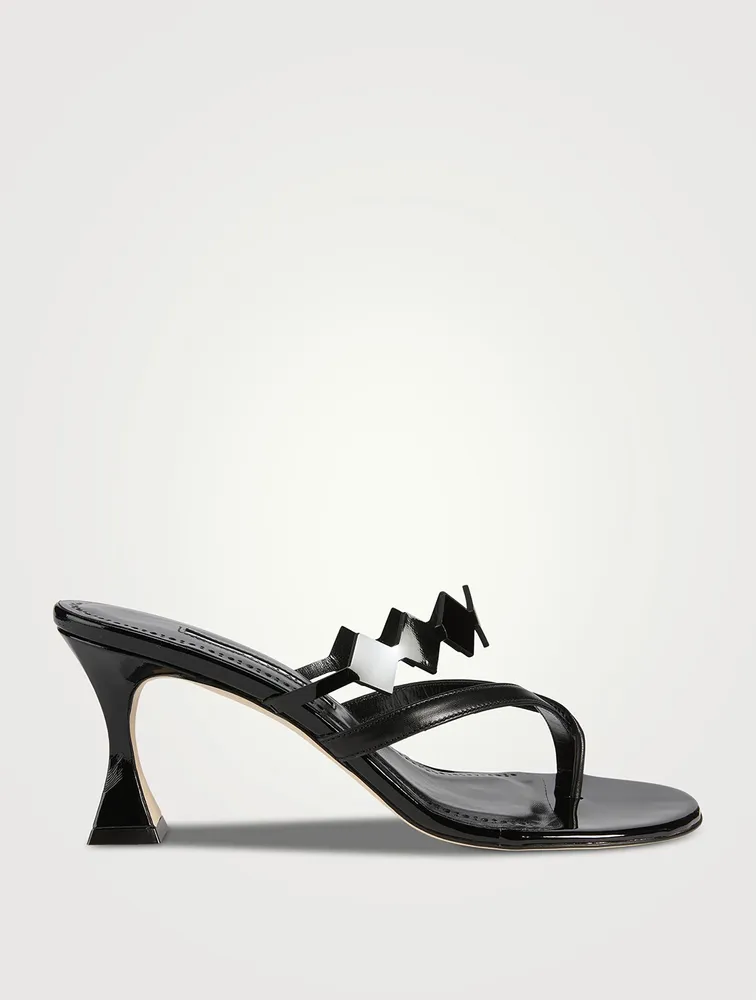 Sulafahi Leather Thong Mules