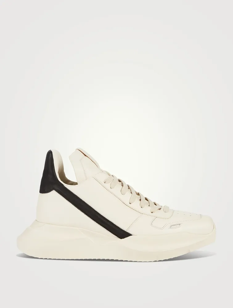 Geo Geth Leather Sneakers