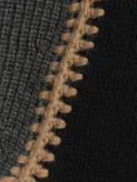 Half-Zip Wool And Cashmere Sweater