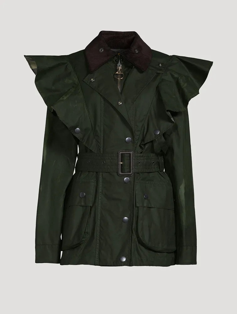Barbour x Chloé Dustyn Ruffled Jacket