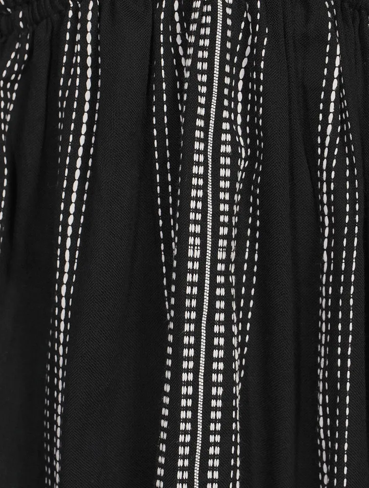 Leliti Plunge Neck Midi Dress