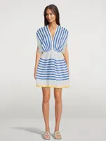 Hirut Plunge Neck Mini Dress