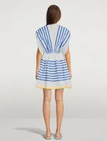 Hirut Plunge Neck Mini Dress