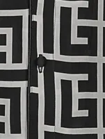 Short-Sleeve Shirt Macro Monogram Print