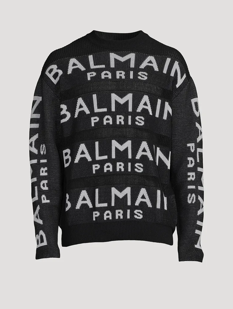 Wool Sweater Logo Print