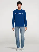 Cotton Straight-Leg Jeans