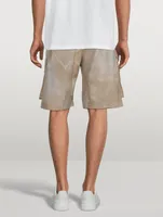 Cotton Bermuda Shorts Desert Print