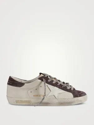 Super-Star Leather Sneakers With Suede Toe