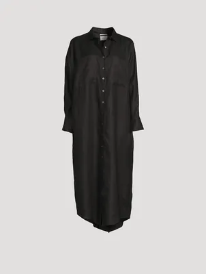 The Hemp Long Shirt Dress