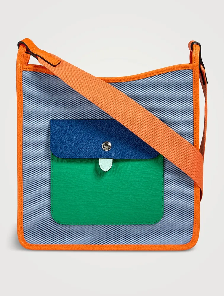 Le Foulonné Riviera Canvas Crossbody Bag