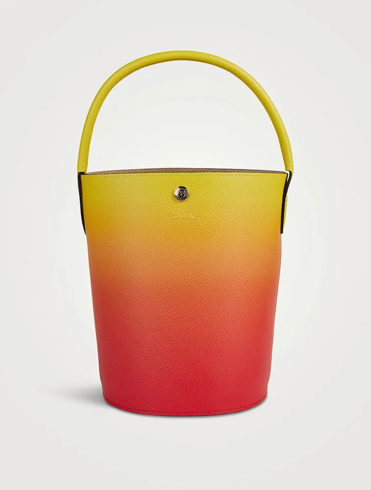 Épure Tie-Dye Leather Bucket Bag