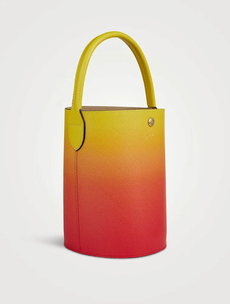 Épure Tie-Dye Leather Bucket Bag