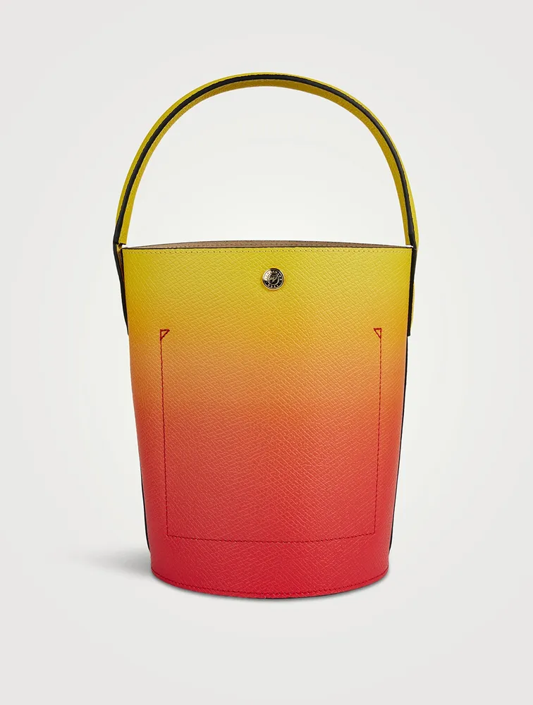 Épure Tie-Dye Leather Bucket Bag