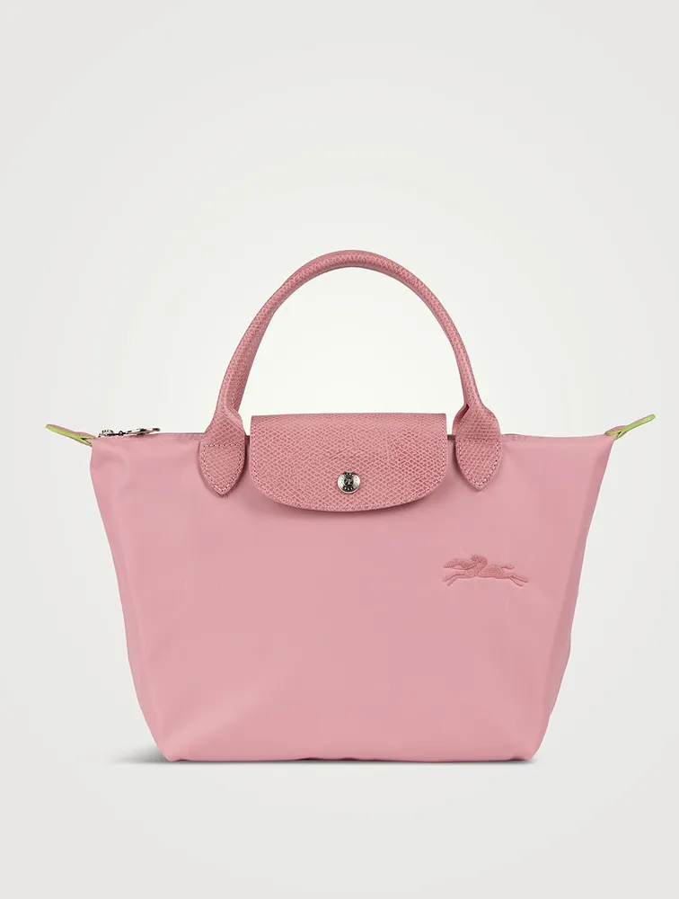 Small Le Pliage Green Top Handle Bag