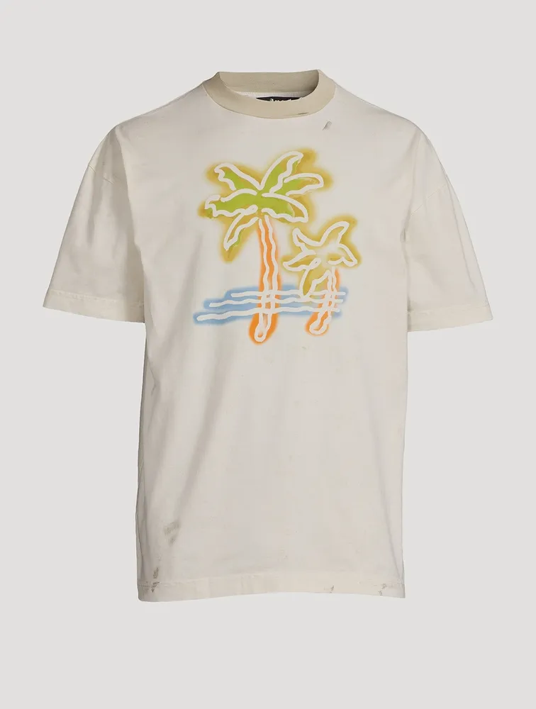 Palm Neon Cotton T-Shirt