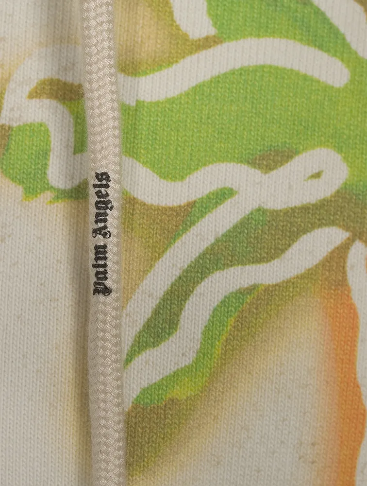 Palm Neon Cotton Hoodie