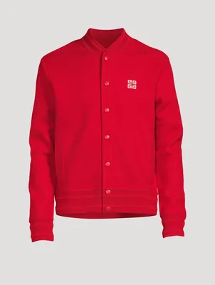 Wool Varsity Bomber Jacket