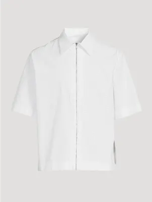 4G Zip Short-Sleeve Shirt