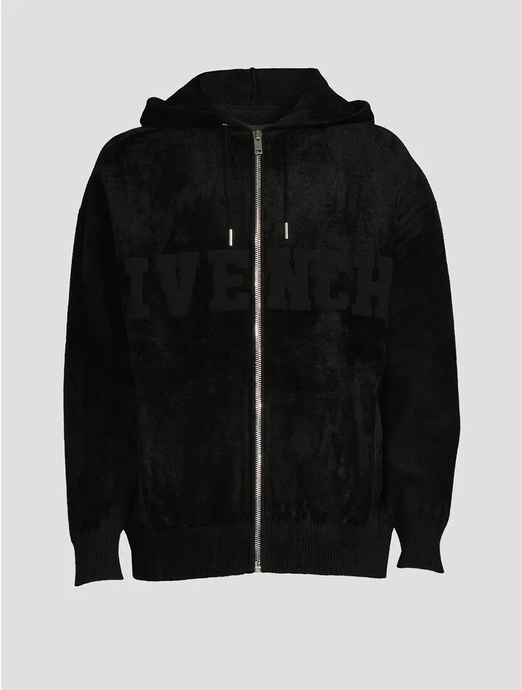 Velvet Zip Hoodie