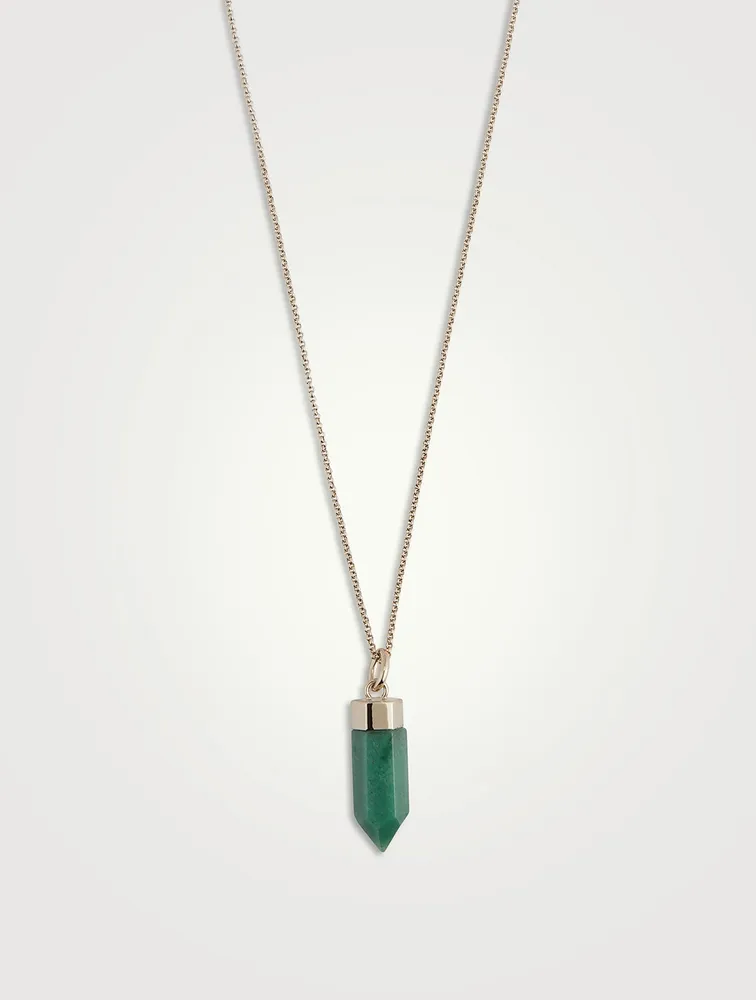 Small Jemma Necklace With Aventurine